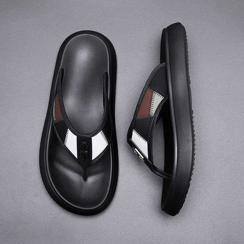 Infradito da uomo di qualità imbattibile, versione coreana alla moda, pantofole estive da uomo per l'uso all'aperto, antiscivolo alla moda, famose su Internet_voghion.com