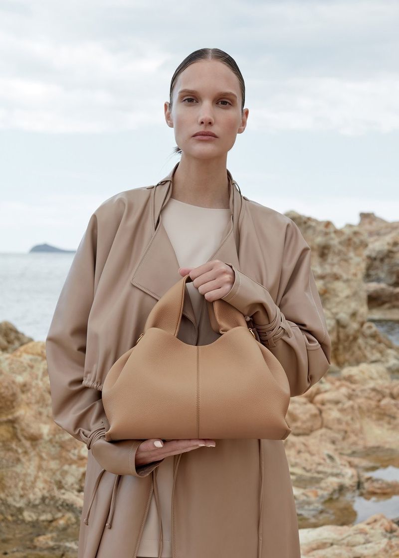 Cloud dumpling women's bag 2024 new popular portable lunch box bag French texture shoulder messenger bag_voghion.com
