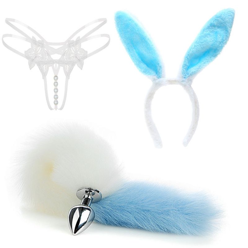 luckyqqyp Sexspielzeug-Set Cosplay Nippelklemmen Analplug Anfänger SM Erstmalige Verwendung_voghion.com