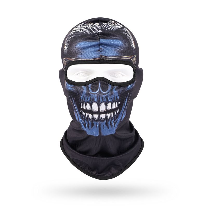 Mascarilla de calavera transpirable de secado rápido para hombres y mujeres, para ciclismo al aire libre, con protección solar personalizada._voghion.com