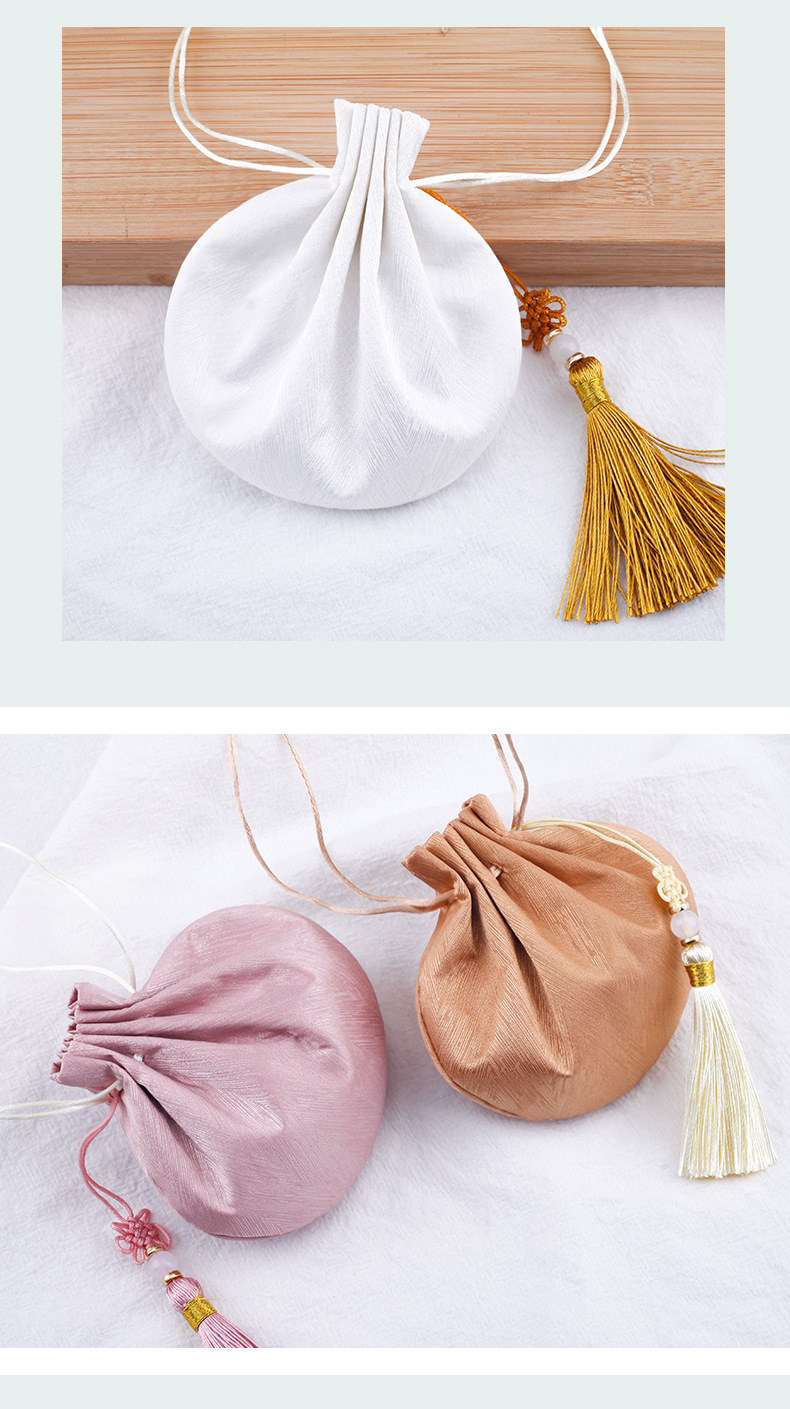 Fragrant Sachet, Handbag, Ancient Style Embroidery, Handmade Empty Bag Pendant, Osmanthus Flavored Women's Jewelry, Lipstick Storage Bag_voghion.com