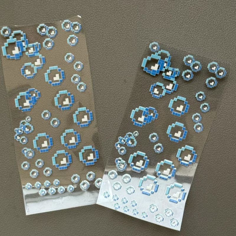 Pixel Art Wassertransfer-Aufkleber (10er-Pack) – DIY UV-wasserfeste Aufkleber für Tassen, Telefone, Laptops – Dekorative Aufkleber im Retro-Gaming-Stil_voghion.com