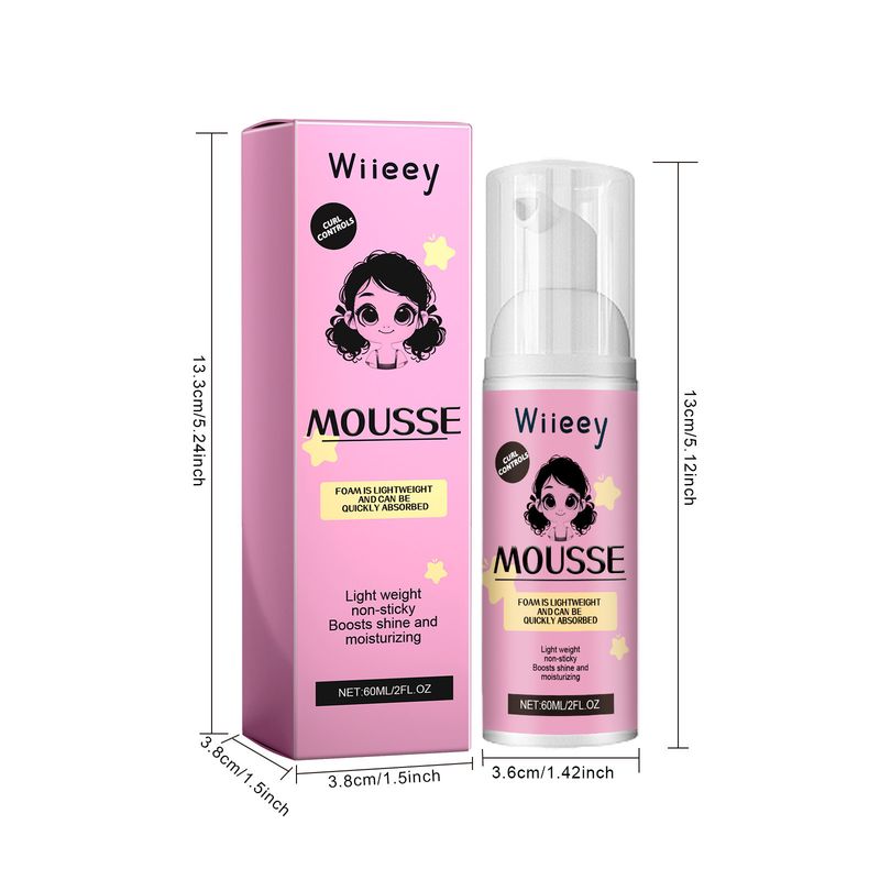 Styling-Schaum-Mousse, Anti-Frizz, duftend, feuchtigkeitsspendend, flauschiges Elastin, um Locken und Styling-Mousse zu erhalten_voghion.com