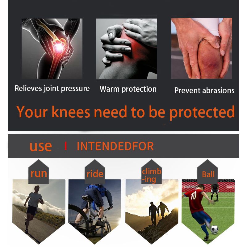 Genouillères auto-chauffantes, manchons de compression pour le genou, soulagement de la douleur arthritique, soins de santé, protection du genou, jambières thermiques d'hiver_voghion.com