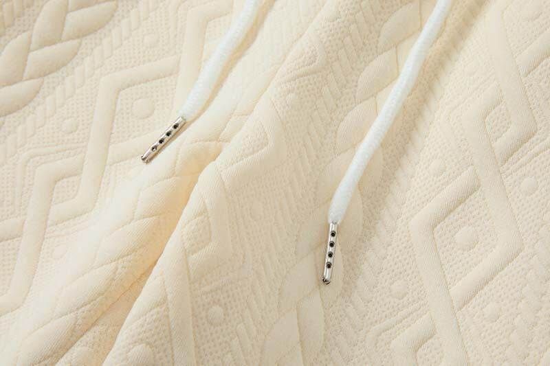 Herrenbekleidung Modetrend Freizeit Sport Strickmuster Kurzarm Zweiteiliger Anzug_voghion.com