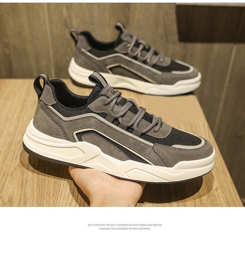 Men's Spring And Summer New Fashion Forrest Gump Outdoor Sports Thick Soles Increase Casual Shoes_voghion.com