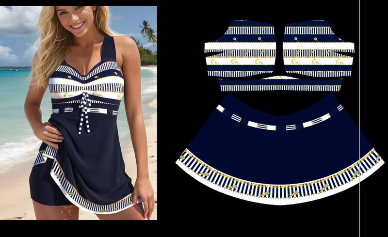 Women’s Clothing new swimwear bikini sexy slim two piece floral swimsuit hot swimwear_voghion.com