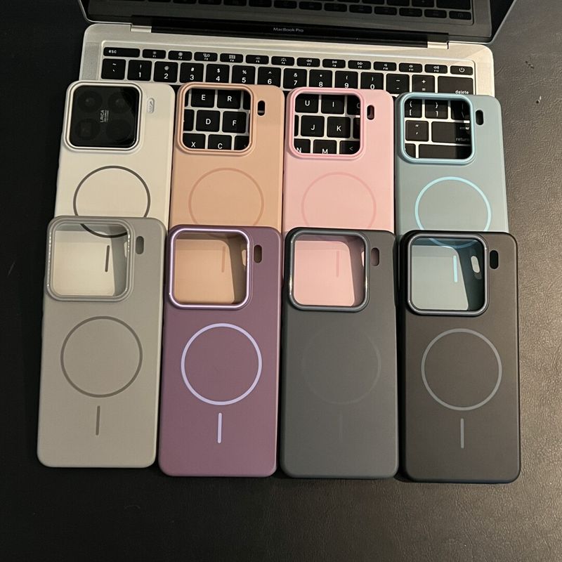 Compatible With 15 Pro Magnetic Skin-like Matte Xiaomi 14 Ultra Macaron Simple Ultra-thin PC Phone Case_voghion.com