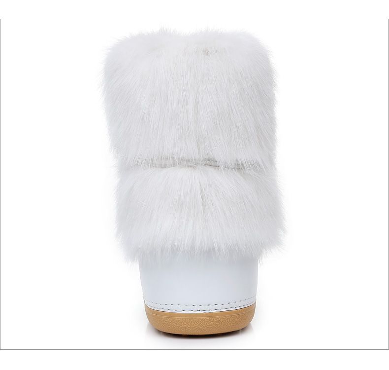 Scarpe invernali da donna, resistenti al freddo, antiscivolo, spesse, in peluche, a metà polpaccio, con plateau spesso, scarponi da sci, taglia 35-42_voghion.com