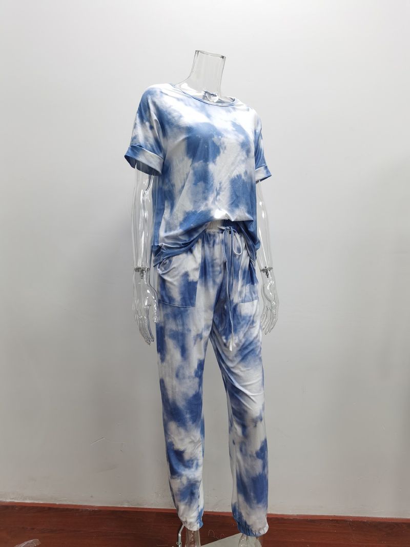 Conjunto de pijama de manga larga para mujer, ropa de casa, moda de verano, 2024_voghion.com