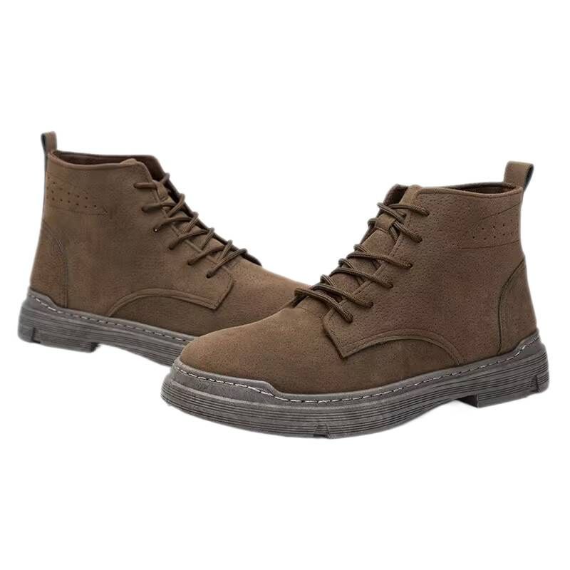 Zapatillas deportivas informales con cordones de PU transpirables de talla grande para hombre, novedad de 2025_voghion.com