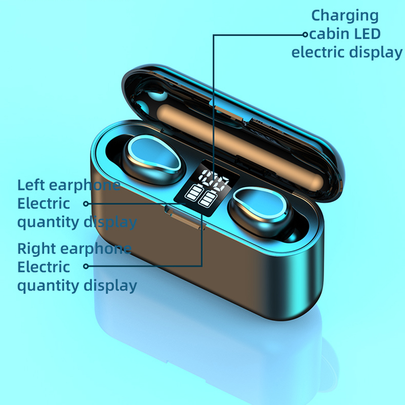 In-ear Wireless Streamer Earphones Bluetooth-compatible 5.0 Headphone Stereo Music Headset_voghion.com