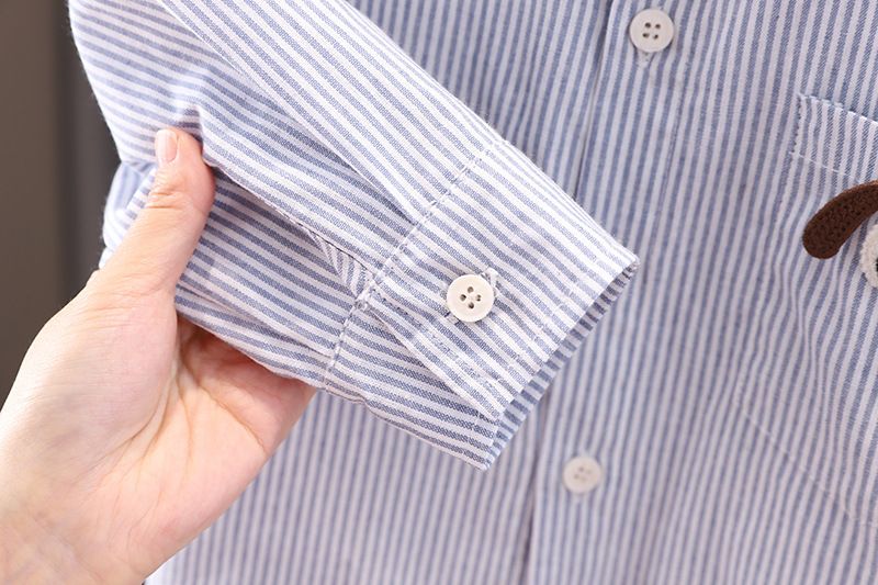 Îmbrăcăminte pentru copii Five Small Seven 2025 Primăvară-Toamnă Nouă Colecție 0-5 Ani Băieți și Fete Tricou cu Cap de Câine Lung T_voghion.com