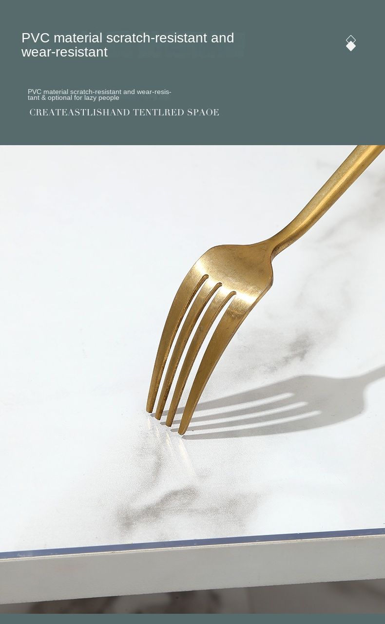 Tovaglietta trasparente tovaglia impermeabile resistente all'olio tavolino da tè in vetro morbido lavabile Class tovaglietta cancellabile antimacchia desktop Mat alta temperatura_voghion.com
