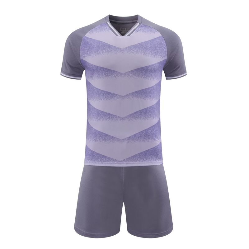 Summer football with breathable quick drying fabric, adult and children's printed size competition training suit_voghion.com