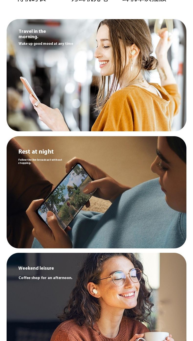 Ambalaj cadou pentru căști Bluetooth mici, căști sport cu afișaj digital de înaltă calitate, estetice, pentru alergare_voghion.com