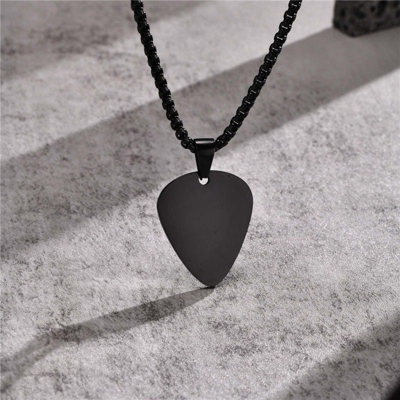 2025 New Arrivals New LetAPI men's pendant, vintage stainless steel guitar necklace_voghion.com
