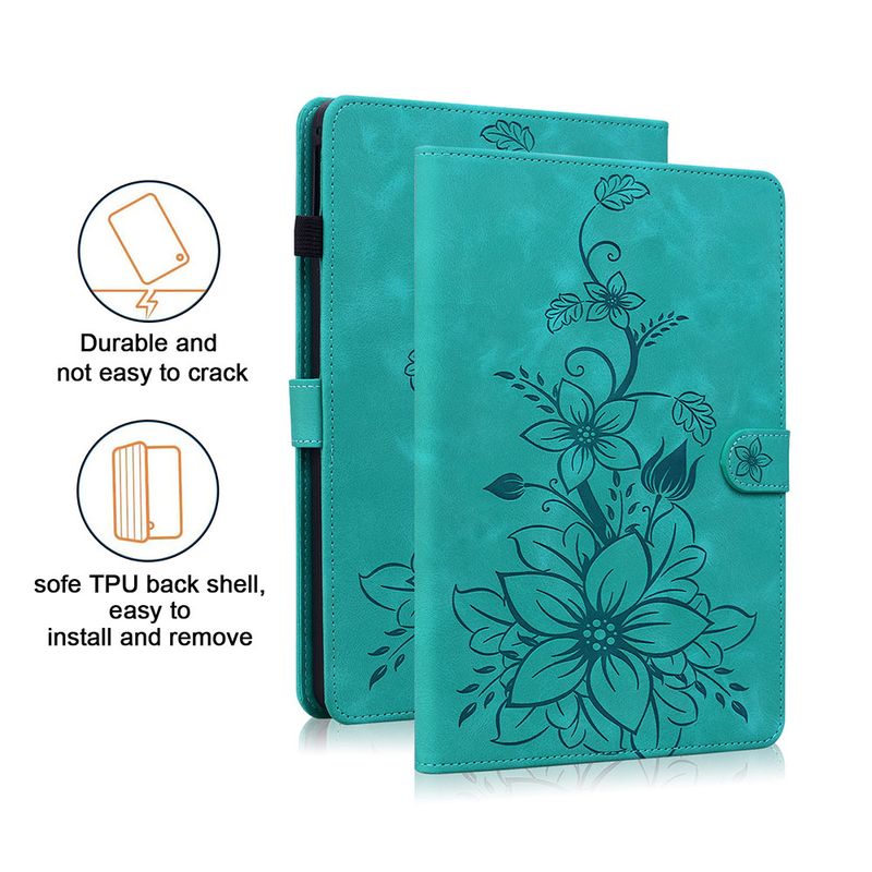 Tablet Case For Kindle Paperwhite 2024 12th Generation 7 Inch Model No. SA569P SA568B Leaher Soft Back Stand Wallet Flip Cover_voghion.com