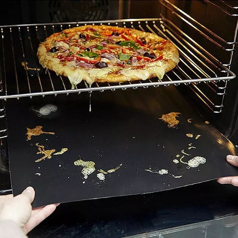 5pcs BBQ Grill Mat Barbecue Baking Non-stick Pad Reusable Cooking Plate PTFE Outdoor Picnic Party Grilling Mat Tool 40*33cm_voghion.com