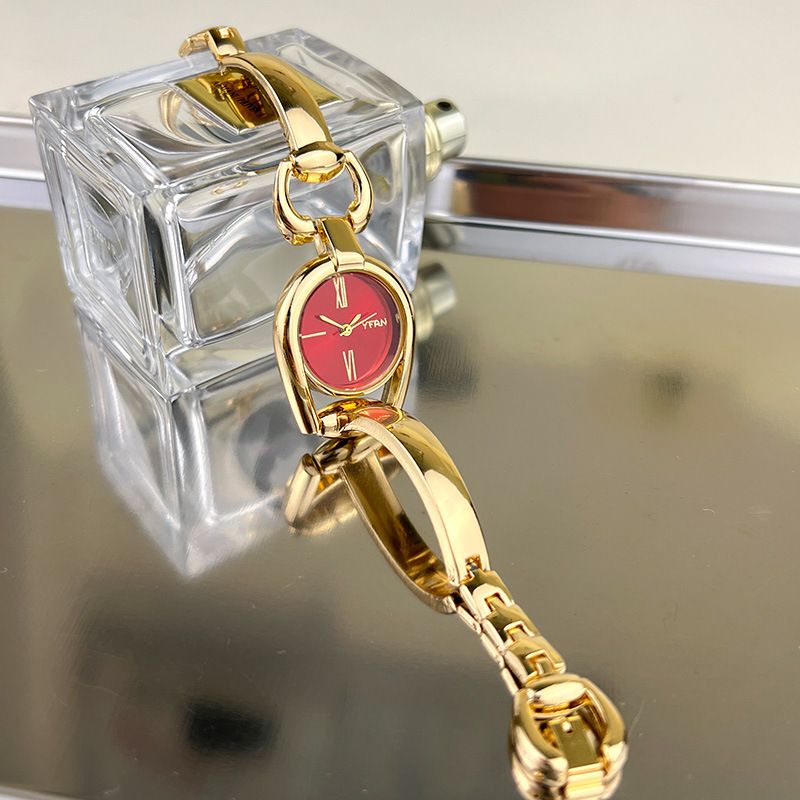 Orologio da polso vintage con bottone, orologio da polso da donna di alta gamma, orologio al quarzo casual alla moda, regalo quotidiano per compleanno, anniversario, San Valentino_voghion.com