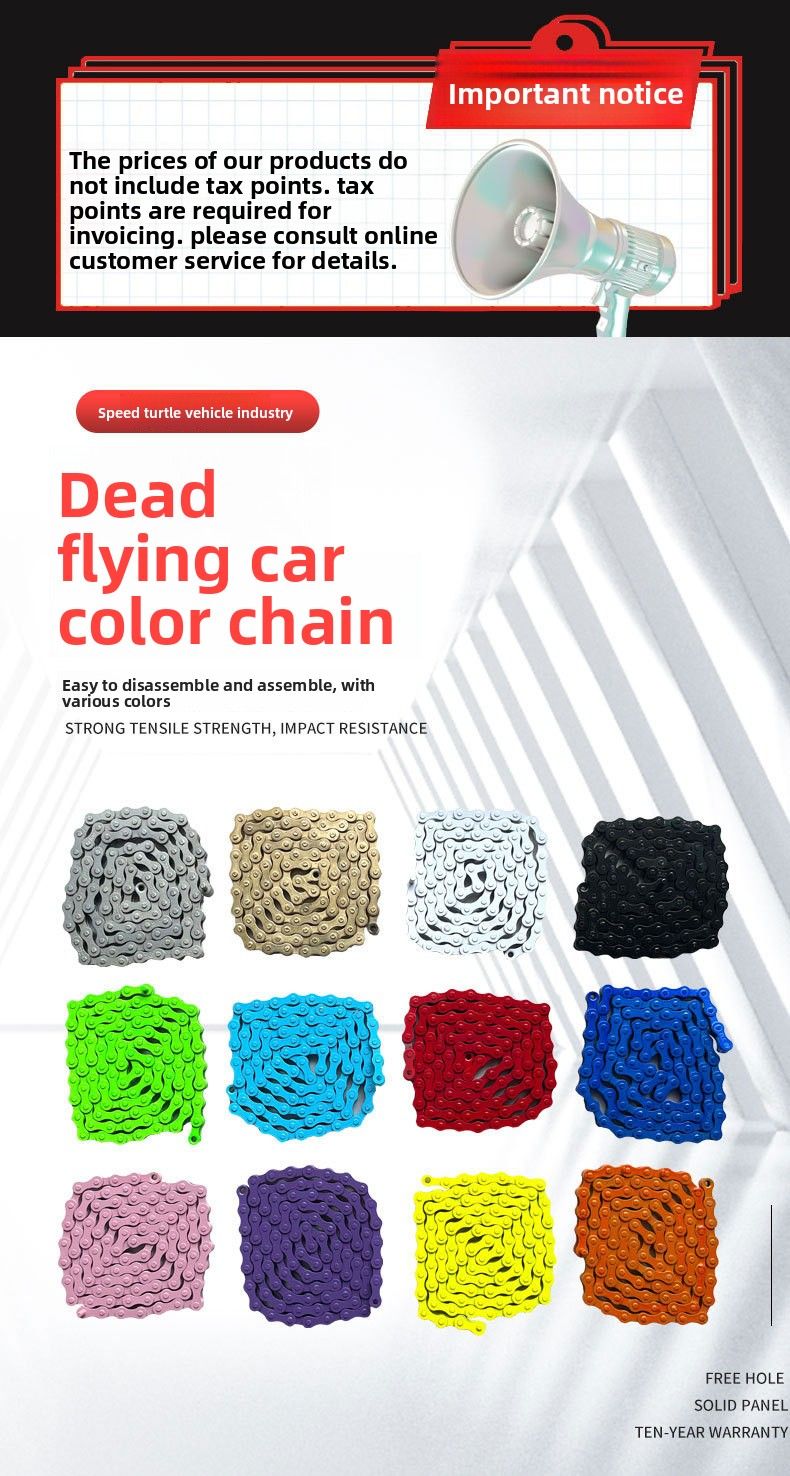 Fixed Gear Bunte Mountainbike Single 94 Links Rennrad Geschwindigkeit Kette_voghion.com