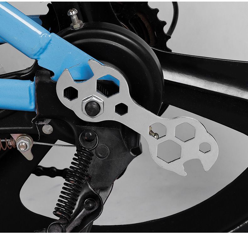 Strumento di riparazione multifunzionale per mountain bike, chiave a forma di fiore, per equitazione_voghion.com