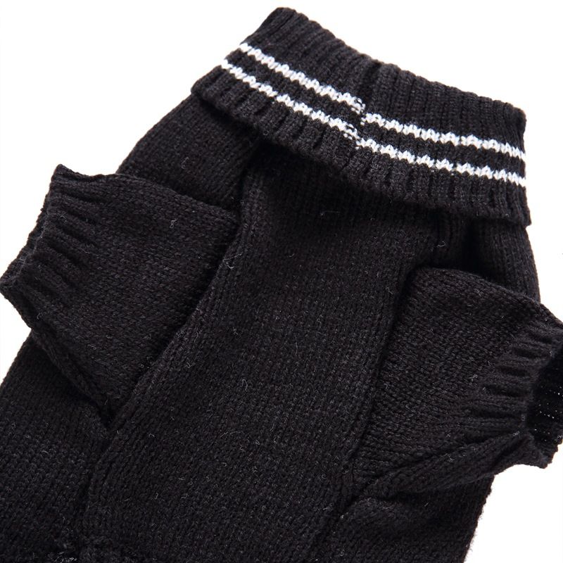 Czaszka Halloween Sweter dla zwierząt domowych Strój dla zwierząt domowych Ubrania dla psów Sweter Ubrania dla dużych psów_voghion.com
