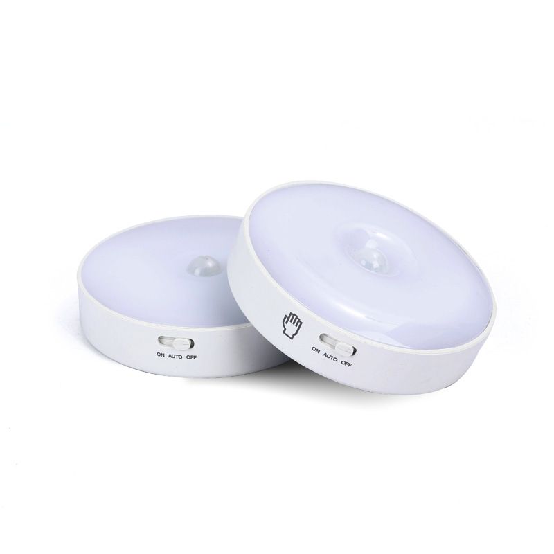 Luz con sensor de movimiento USB, luz nocturna inalámbrica con detección de cuerpo humano, ideal para pasillos, mesitas de noche, armarios y gabinetes._voghion.com