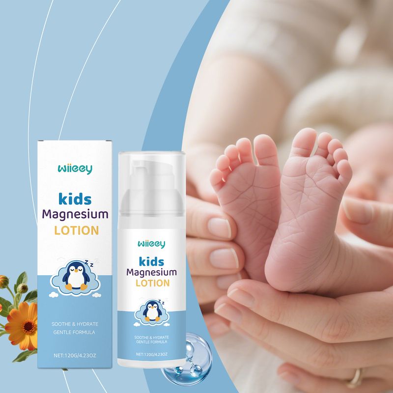 Lotion du soir Wiieey, douce et hydratante, pour la peau des enfants, soin quotidien à usage externe_voghion.com