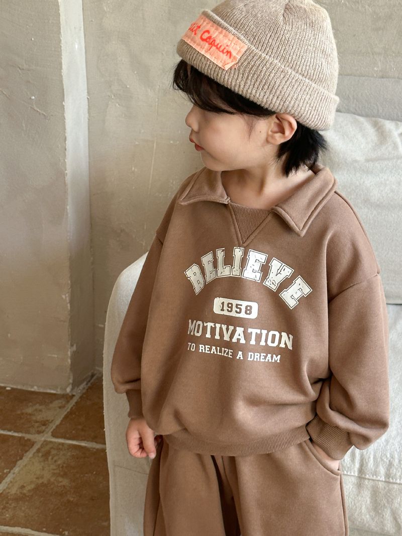 Kinderkleding Kinderen Herfst Sport Pak Meisjes Nieuwe Lente En Herfst Baby Casual Jongens Trui Tweedelig Pak_voghion.com