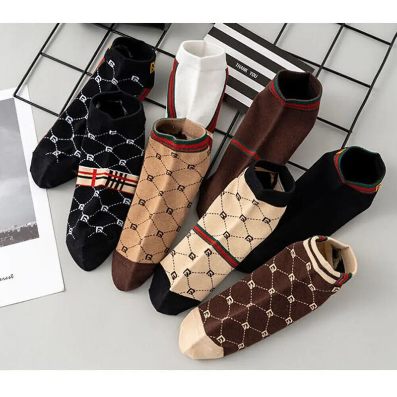 Calzini corti, tendenza studentesca, versatili in cotone sportivo, versione coreana da uomo primavera/estate_voghion.com