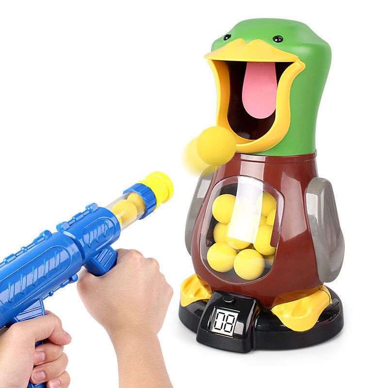 Dětská střílečka Hit Me Duck, hračka, pistole, náboje pro chlapce, aerodynamické, měkké, elastické, hračky pro rodiče a děti, interaktivní zábava, bezpečnostní hračka, pistole_voghion.com