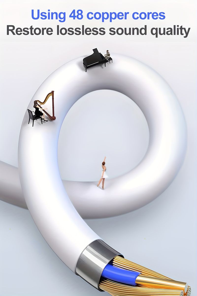 Słuchawki przewodowe z gniazdem 3,5 mm — wysoka jakość dźwięku, redukcja szumów podczas połączeń głosowych — dla mężczyzn i kobiet — kompatybilne z telefonami komórkowymi i komputerami_voghion.com