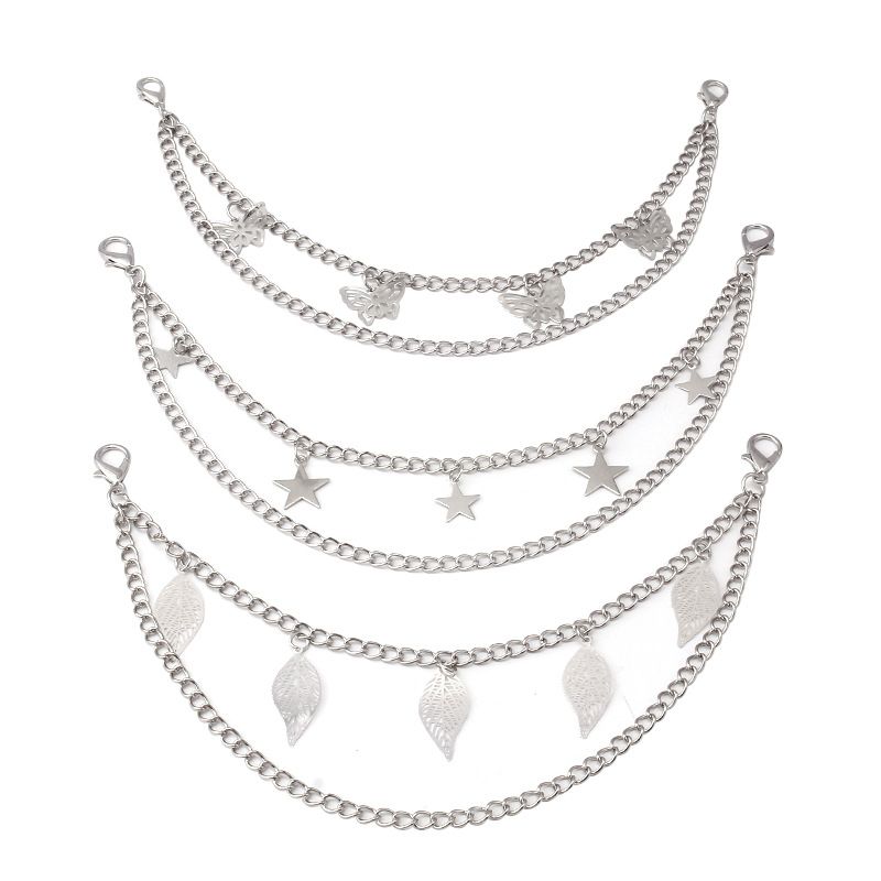 Fashionable And Versatile Trendy Chain Metal Single Shoulder Bag Strap Accessories_voghion.com
