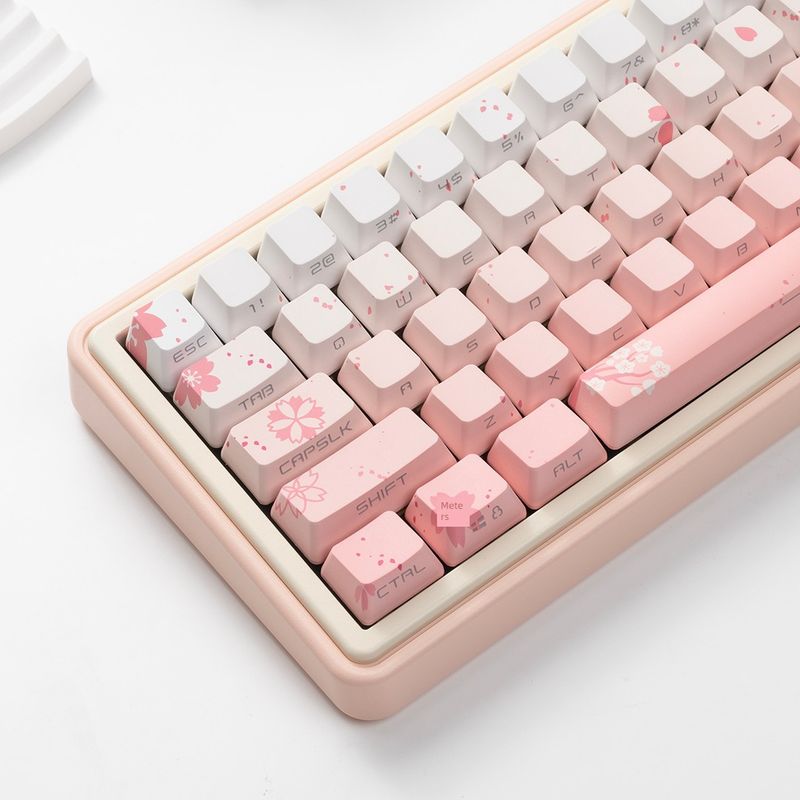 Jkdk Pink Transparent 87 104 Key Cap_voghion.com
