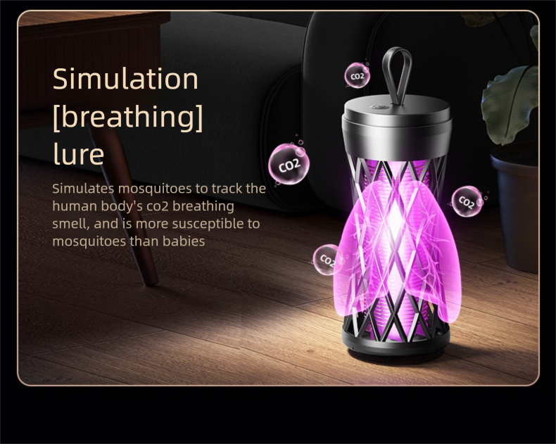 USB Mosquito Killer Lamp, Household Electric Shock Mosquito Repellent, Portable Outdoor Mosquito Trap, Waist Design_voghion.com
