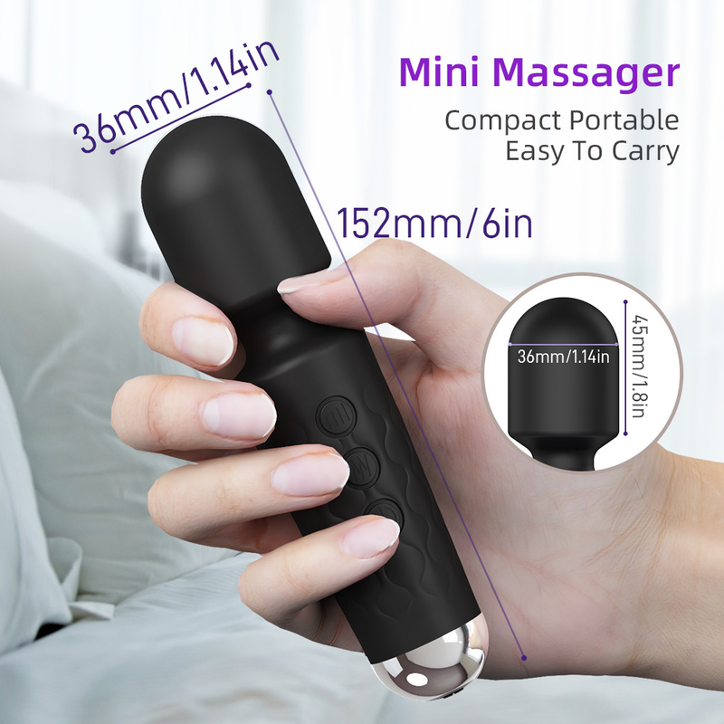 20 Speed Powerful Vibration Av Magic Wand Clitoral Stimulation Massage Masturbator Dildo Vibrator Adult Sex Toys_voghion.com