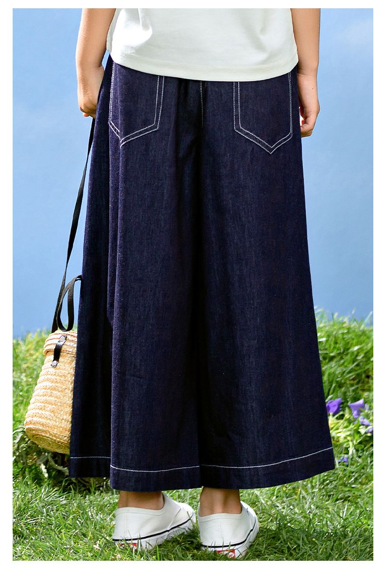 Kannerkleeder Dënn Meederchers Jeans mat riichter Moud, nei Summermodeller fir mëttelgrouss a grouss Kanner, locker Hosen mat wäitem Been, Kannerhosen mat Anti-Moskito Hosen_voghion.com