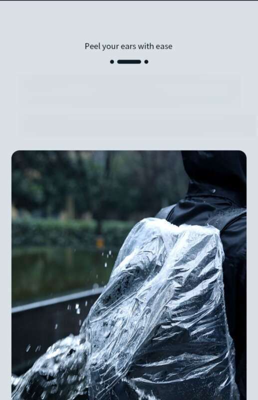 Einweg-Regenschutzhülle für Elektrofahrräder, transparent, wasserdicht, Wanderrucksack für Outdoor-Studenten, staubdicht und regendicht_voghion.com