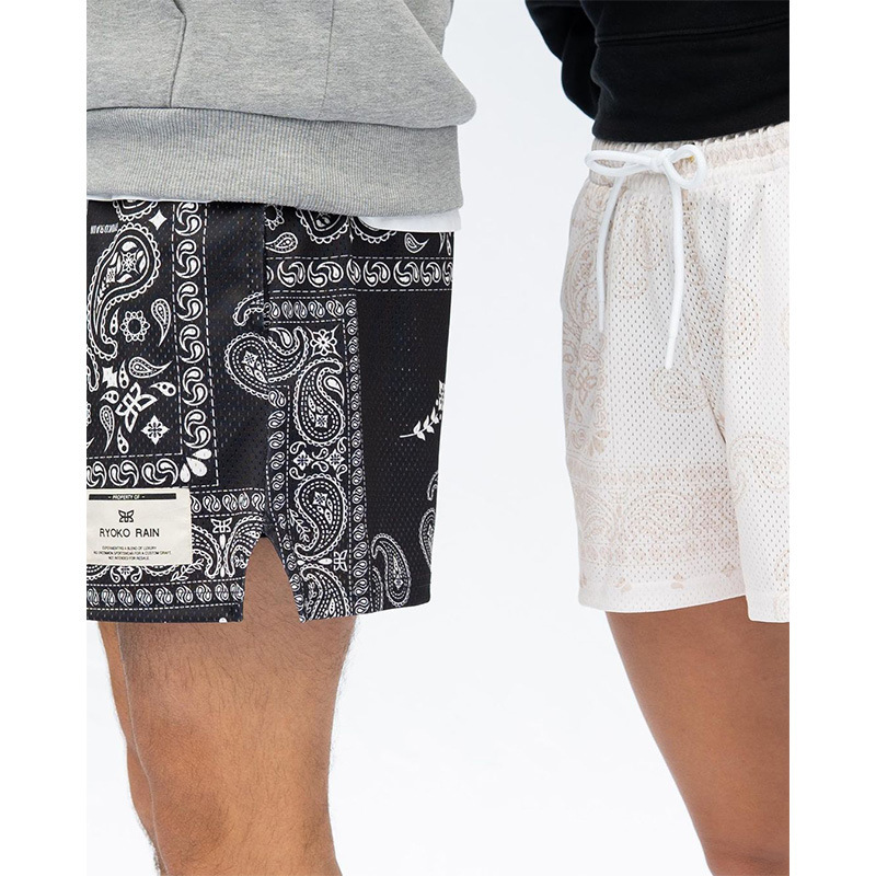 Herreklær Sportshorts for par Moteriktige, uformelle sportshorts for menn og kvinner, hurtigtørkende, basketballbukser i store størrelser_voghion.com