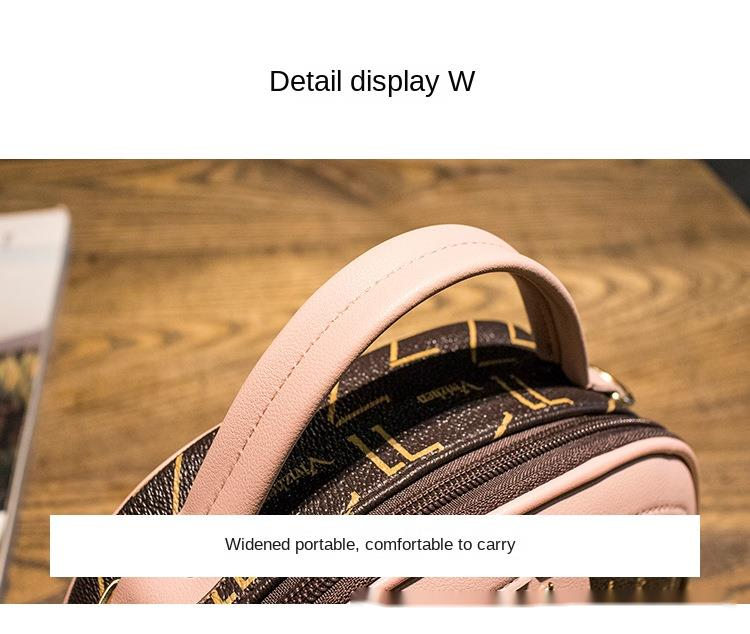 Sac à main femme 2023 nouvelle lettre impression abeille ruban messager sac à bandoulière mode décontracté sac de téléphone portable sac pour femmes_voghion.com