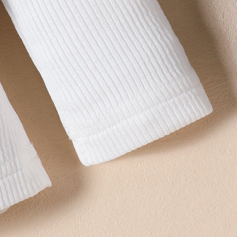 "Stylisches 3-teiliges Outfit für Mädchen – Langarm-Oberteil mit hohem Kragen + Faltenrock aus PU-Leder + Gürtel-Set (90–130 cm)"_voghion.com