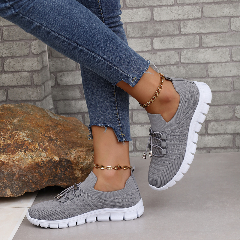 Spring Autumn New Versatile Sports Casual Fashionable And Comfortable Single Women's Large Shoes_voghion.com