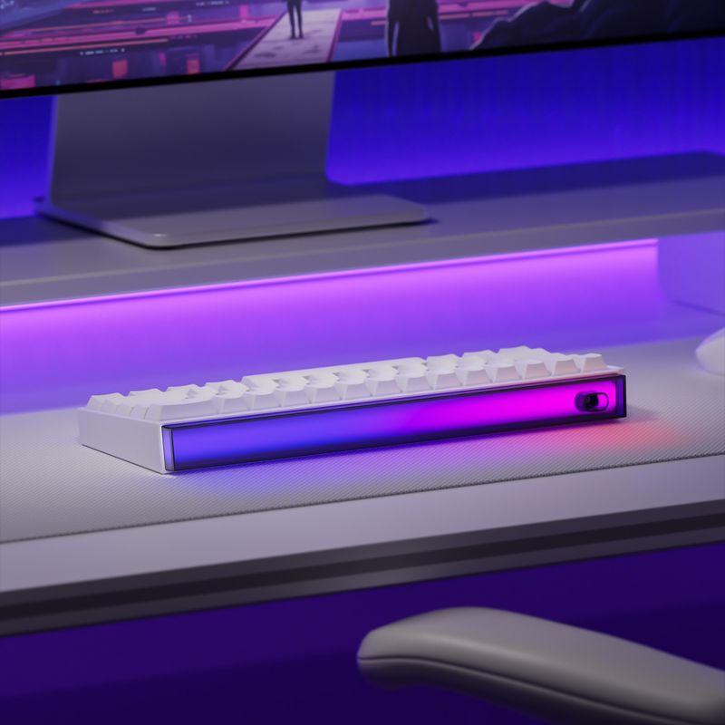AKKO X Veekos Shine60 HE Magnetic Switch Keyboard 60% Rapid Trigger Keboard RT 0.01mm Snap Key Custom Keyboard For Esports Gamer_voghion.com