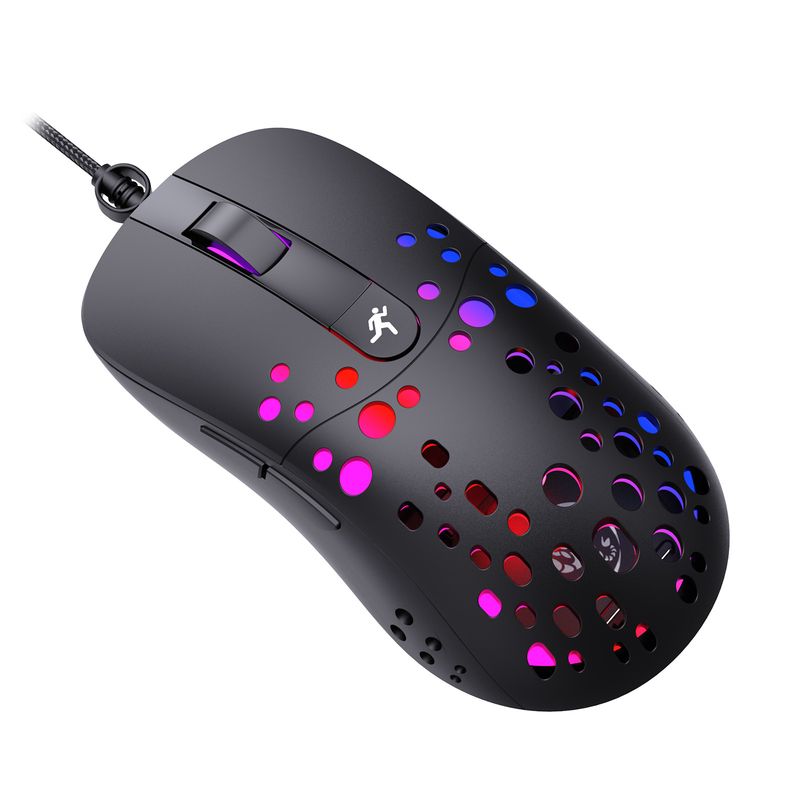 Lach RGB Glow Makro Programméierung Spillmaus 6-Knäppercher fir Luuchten auszeschalten Verschidde verkabelt Mausen_voghion.com