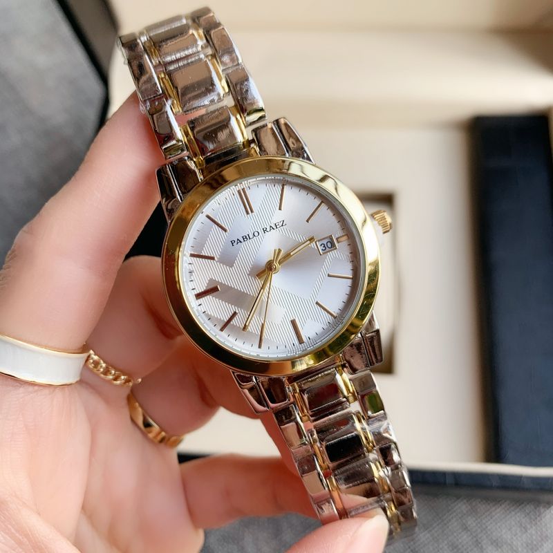 PABLO RAEZ High-end Retro Gold Women's Watch Trend Temperament Fashion Watch Bracelet Waterproof Quartz Watch_voghion.com