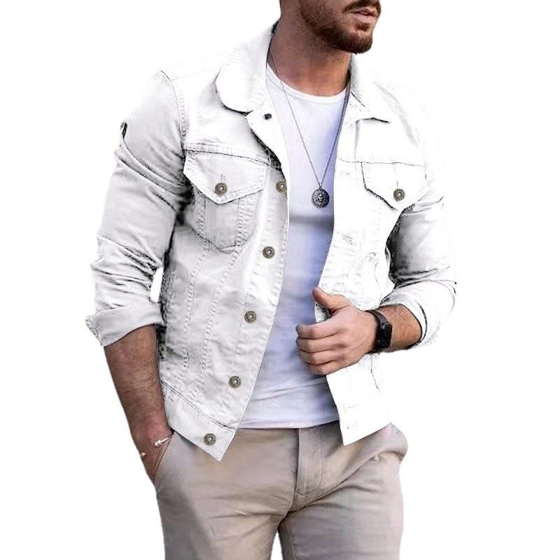 Hiphop Heren Denim Jassen Streetwear Casual Katoen Klassieke Slim Jeans Jas Heren Merk Kleding Cowboy Jas Ropa Para Hombre_voghion.com