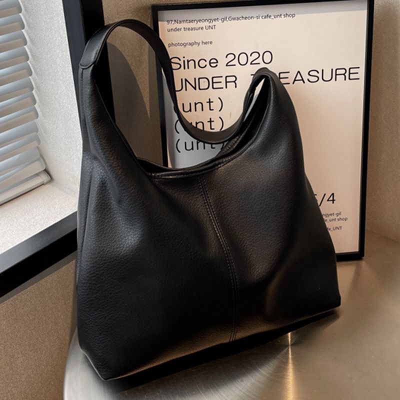 Große Kapazität für Frauen Frühling Sommer Neue Mode Single Shoulder Hochwertige Textur Mutter-Tochter-Eimer Pendler_voghion.com