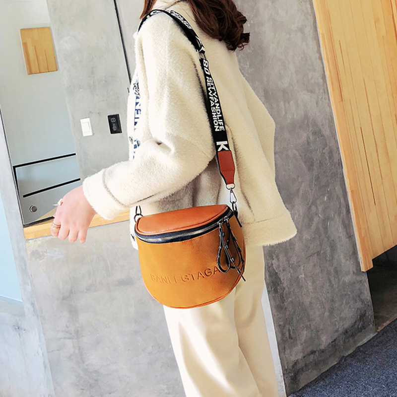 Γυναικείες Μόδα Μικρές τσάντες Messenger Γυναικεία τσάντα ώμου Τσάντες κουβά Τσάντες χιαστί τσάντα τσάντα γυναικεία τσάντα ημικυκλική σέλα_voghion.com