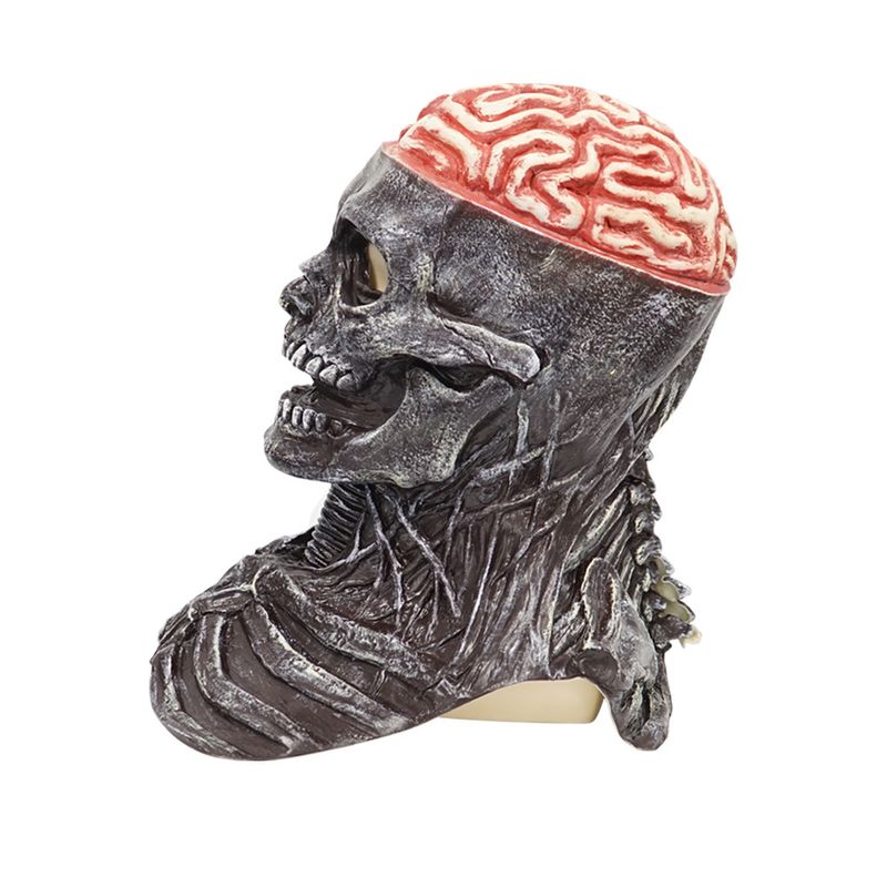 Máscara de calavera de látex para Halloween, divertida, espeluznante y aterradora._voghion.com